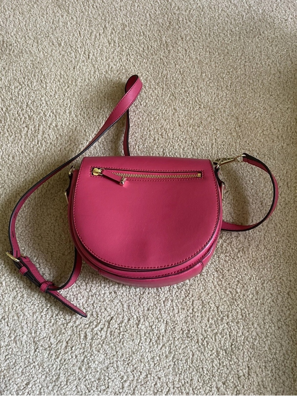 Rebecca Minkoff Astor Pink Saddle Crossbody Bag
